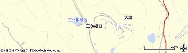 愛知県西尾市東幡豆町（三ケ根口）周辺の地図
