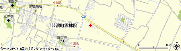 津市役所コミュニティ施設　雲林院福祉会館周辺の地図