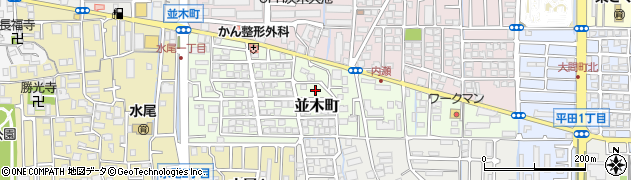 大阪府茨木市並木町15周辺の地図