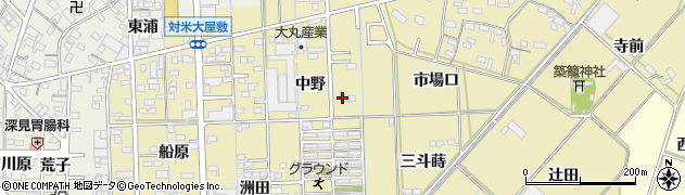 愛知県西尾市一色町対米中野54周辺の地図