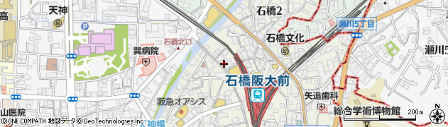 三杉屋　石橋店周辺の地図