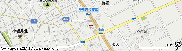 愛知県豊川市宿町（小山）周辺の地図