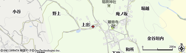 京都府和束町（相楽郡）園（上出）周辺の地図