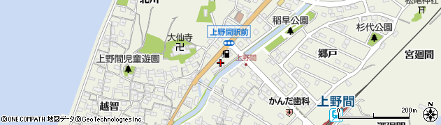 愛知県知多郡美浜町上野間天神前3周辺の地図