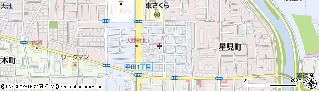 大阪府茨木市大同町周辺の地図
