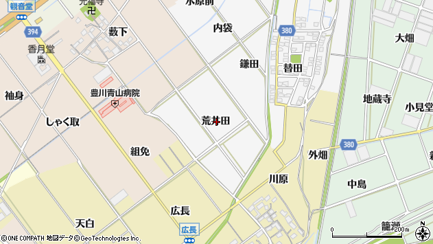 〒442-0815 愛知県豊川市瀬木町の地図