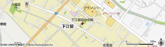 静岡県焼津市下江留1348周辺の地図