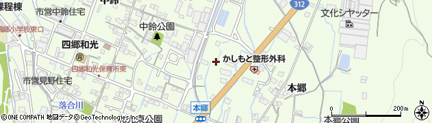 兵庫県姫路市四郷町周辺の地図