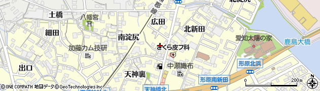 愛知県蒲郡市形原町広田31周辺の地図