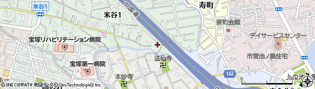中国自動車道周辺の地図