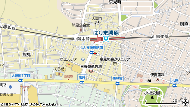 〒671-1211 兵庫県姫路市勝原区熊見の地図