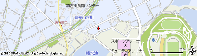 兵庫県加古川市志方町上冨木543周辺の地図