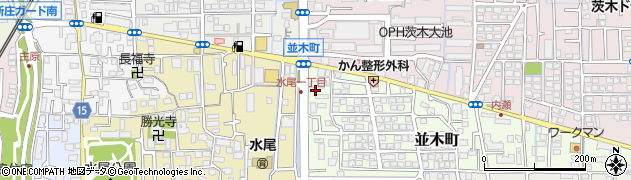 大阪府茨木市並木町1周辺の地図