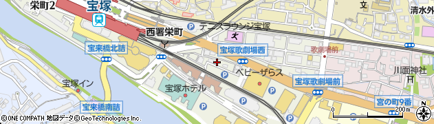 宝塚武庫川ロータリークラブ周辺の地図