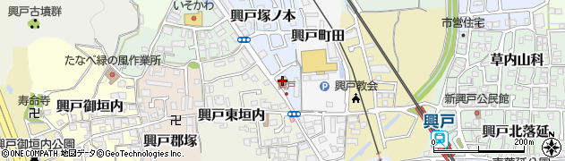 ゲオ　京田辺店周辺の地図