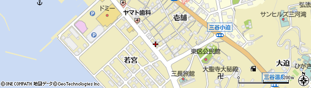 辰巳 蒲郡周辺の地図