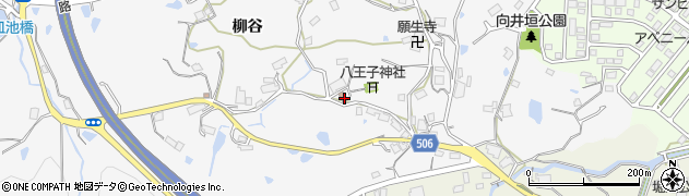 兵庫県神戸市北区八多町柳谷1090周辺の地図