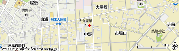 愛知県西尾市一色町対米中野40周辺の地図