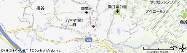 兵庫県神戸市北区八多町柳谷1037周辺の地図
