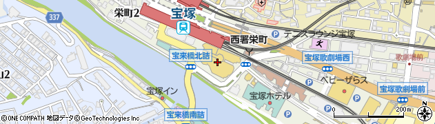 信州そば処 そじ坊 宝塚ソリオ店周辺の地図