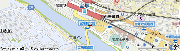 京都きもの学院宝塚第１教室周辺の地図