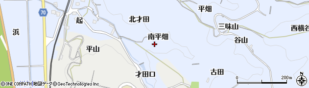 京都府井手町（綴喜郡）多賀（南平畑）周辺の地図