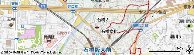 虎太郎 石橋周辺の地図