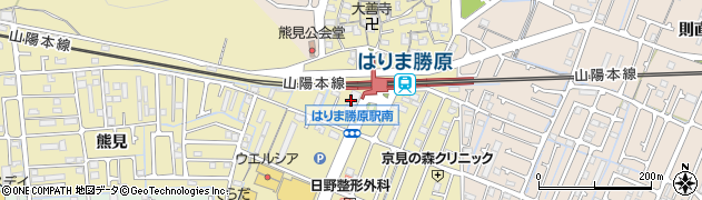 はりま勝原駅南自転車駐車場周辺の地図