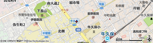 愛知県豊川市牛久保町常盤78周辺の地図