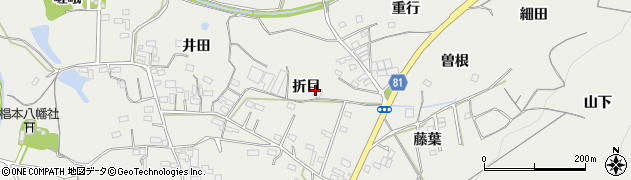 愛知県豊橋市石巻本町（折目）周辺の地図