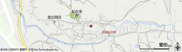 三重県伊賀市愛田周辺の地図