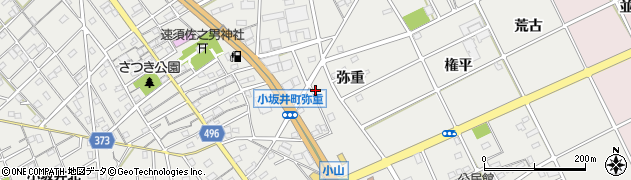 愛知県豊川市宿町弥重周辺の地図