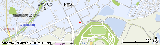 兵庫県加古川市志方町上冨木473周辺の地図