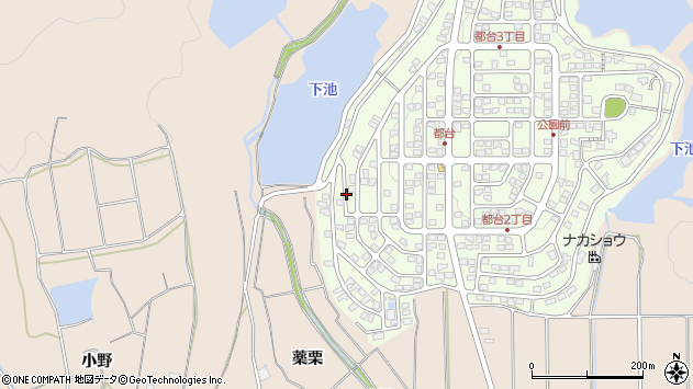 〒675-1215 兵庫県加古川市上荘町都台の地図