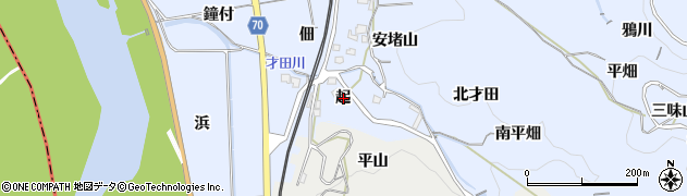 京都府井手町（綴喜郡）多賀（起）周辺の地図