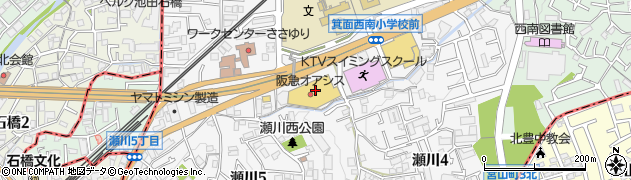モードクリーニング　瀬川店周辺の地図