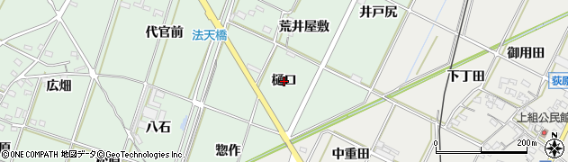 愛知県西尾市吉良町富田（樋口）周辺の地図