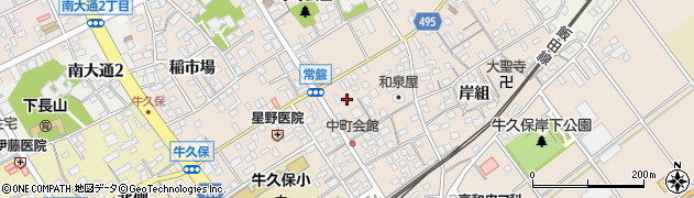愛知県豊川市牛久保町常盤44周辺の地図