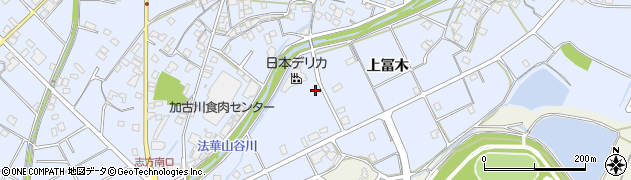 兵庫県加古川市志方町上冨木536周辺の地図