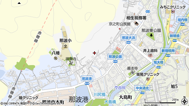 〒678-0055 兵庫県相生市那波本町の地図