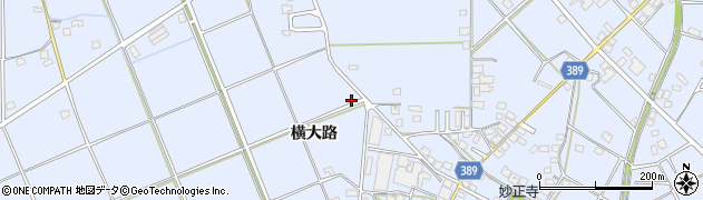 兵庫県加古川市志方町横大路周辺の地図