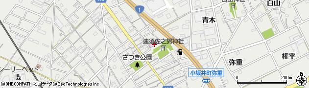 豊川市役所　小坂井文化センター周辺の地図