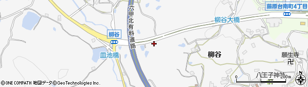 兵庫県神戸市北区八多町柳谷999周辺の地図