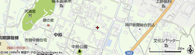 兵庫県姫路市四郷町上鈴260周辺の地図
