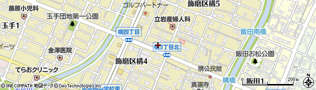 明光義塾　飾磨構教室周辺の地図