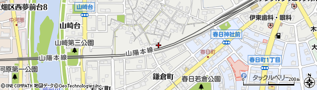 兵庫県姫路市飾磨区山崎482周辺の地図