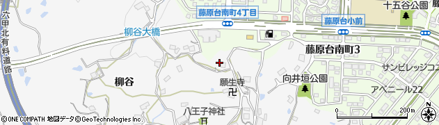 兵庫県神戸市北区八多町柳谷556周辺の地図