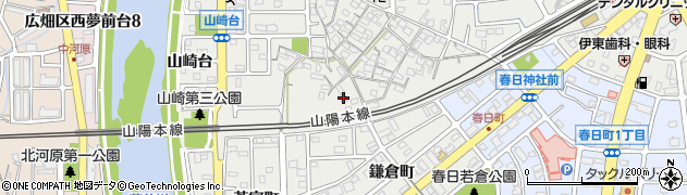 兵庫県姫路市飾磨区山崎654周辺の地図