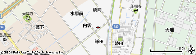 愛知県豊川市瀬木町周辺の地図