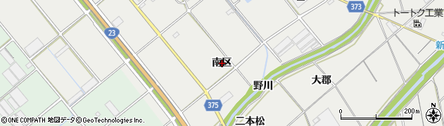 愛知県豊川市御津町上佐脇（南区）周辺の地図